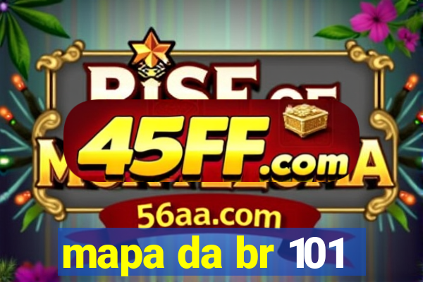 mapa da br 101